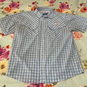 Mens Magellan Pearl Snap Short Sleeve Fishing Shirt